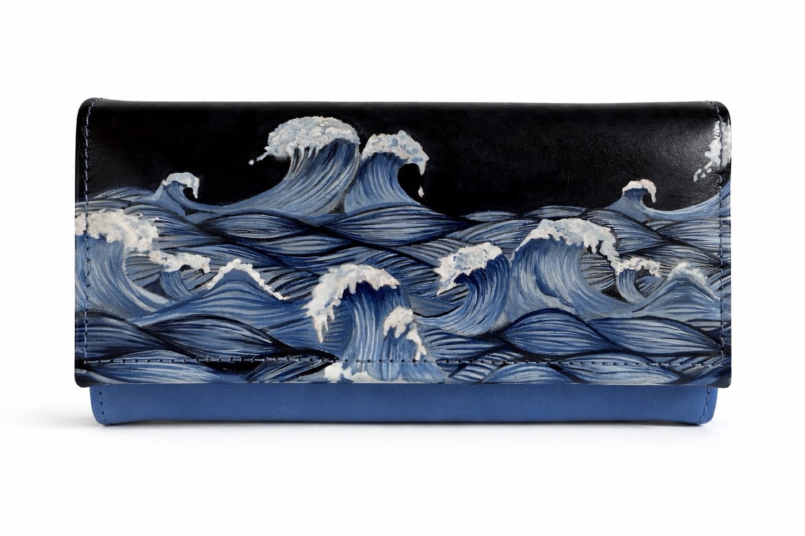 Peněženka dámská malovaná