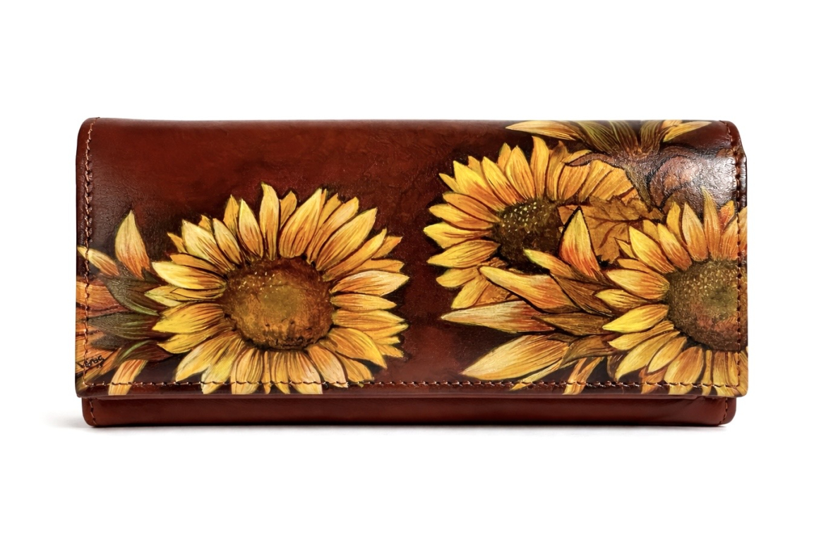 Peněženka dámská malovaná